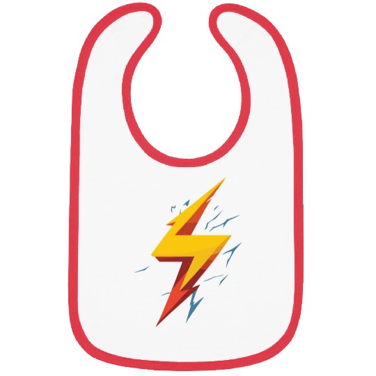 lightning bolt Bibs