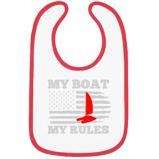 Catamaran Sailor My Boat My Rules Bibs