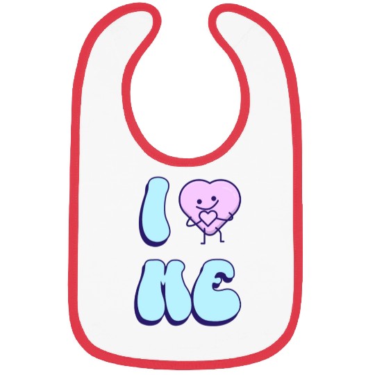 I Love Me 2 Bibs