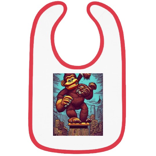 Monkey on a tower Bibs
