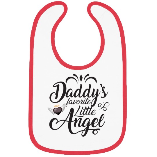 Daddys Favorite Little Angel Bibs