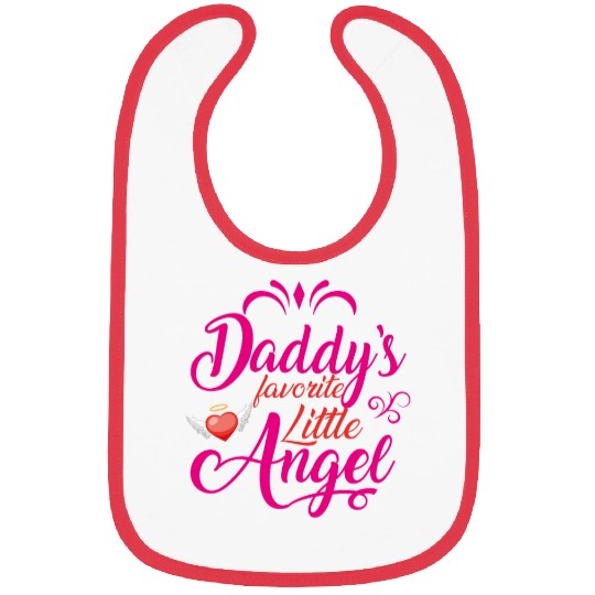 Daddys Favorite Little Angel Bibs