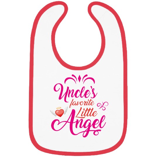 Uncle s Favorite Little Angel Bibs