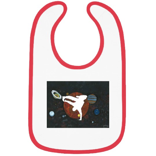 Breakdancing in space by Yeshaya Dank Bibs