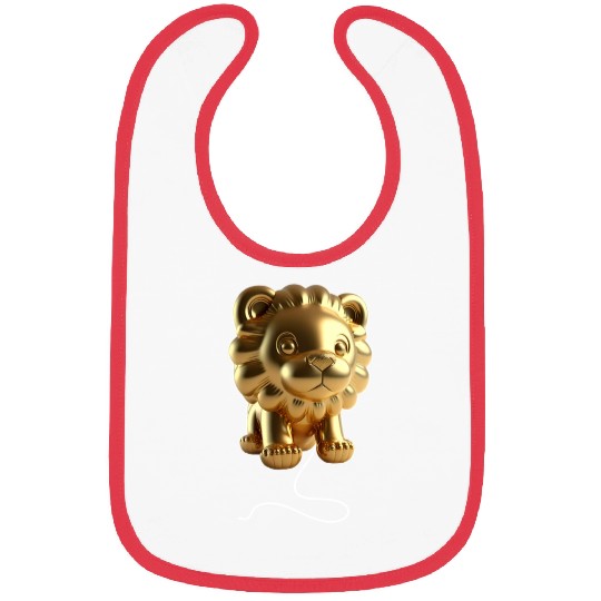 Lion Gold Balloon Bibs