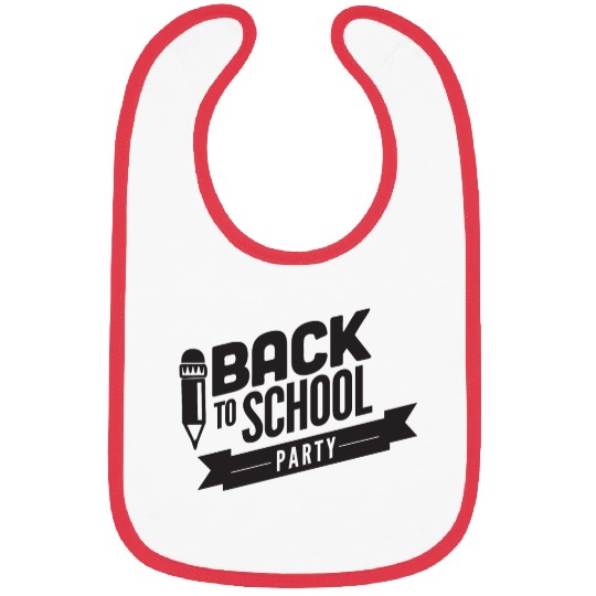 Back to School Typography Bibs