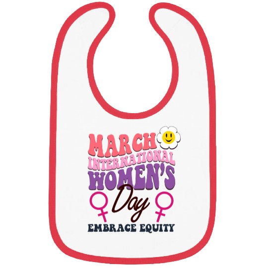 International Women's Day 2023 Theme Embrace Equit Bibs