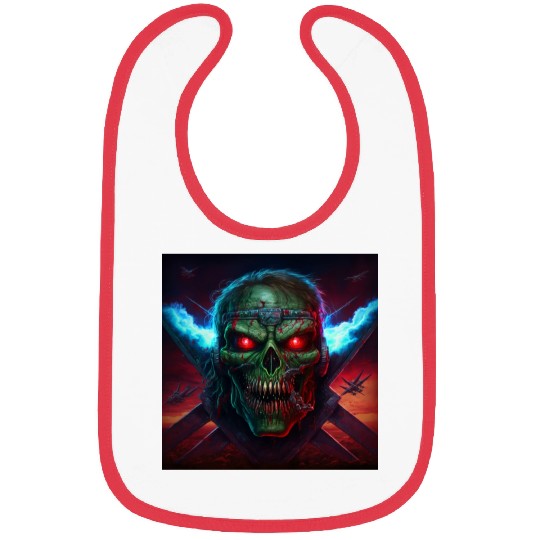 ZOMBIE IRON MAIDEN (version 14) Bibs