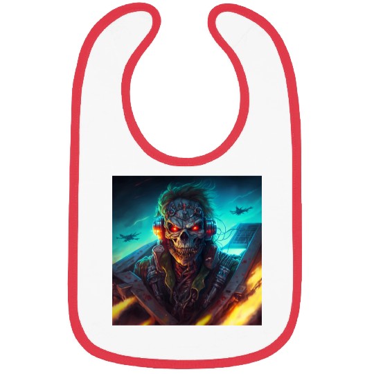 ZOMBIE IRON MAIDEN (version 13) Bibs