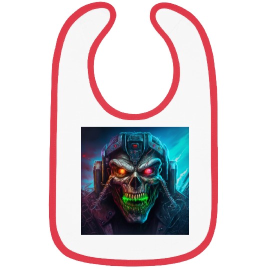 ZOMBIE IRON MAIDEN (version 8) Bibs