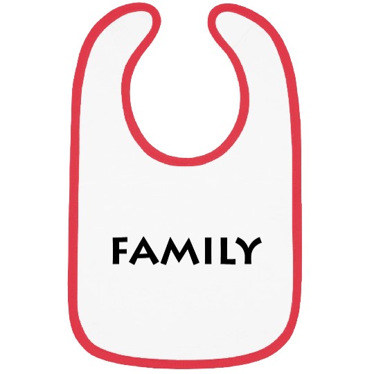 FAMILY - BLACK DESIGN Bibs