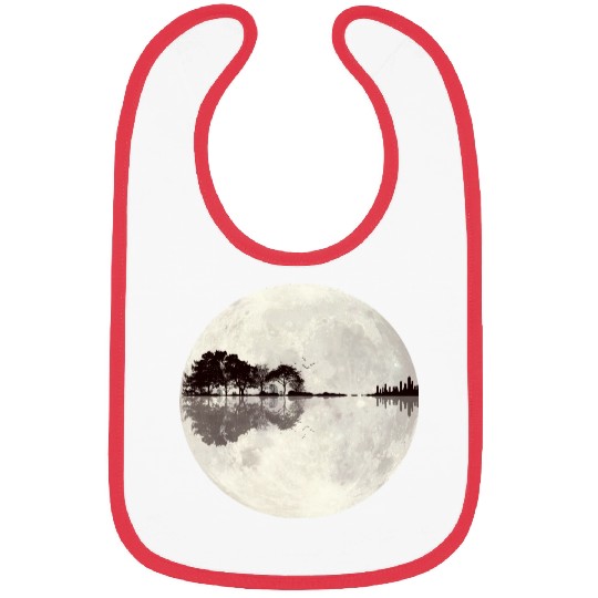 Moon Light Guitar Nature Design Bibs