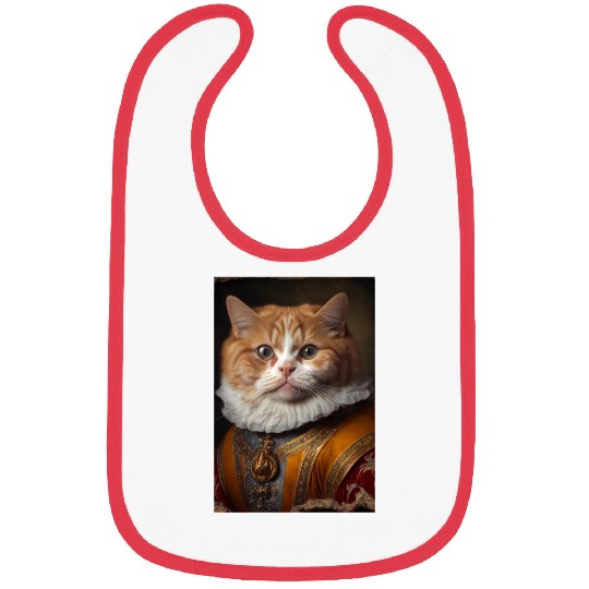 Munchkin Cat Breed Portrait Royal Renaissance Anim Bibs