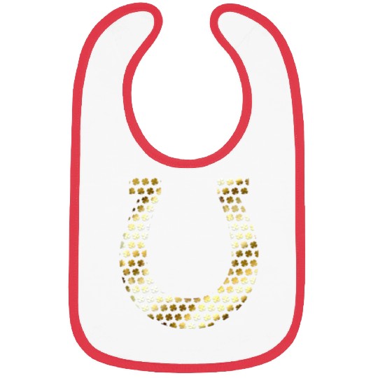 Golden Shamrocks Forming A Horseshoe On St Bibs