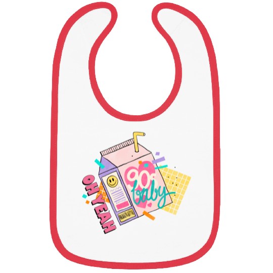 OH YEAH 90s BABY Bibs