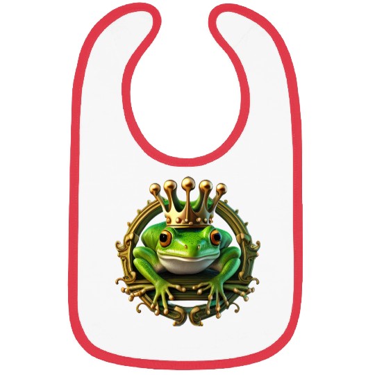 Frog Prince Bibs