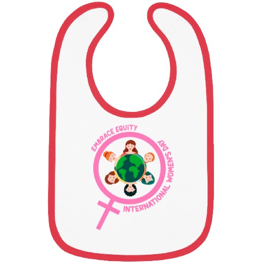 Happy International Women's Day Embrace Equity Bibs