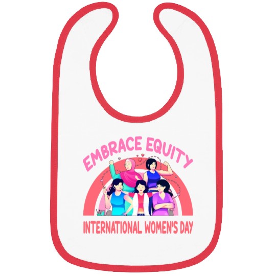 International Women's Day Embrace Equity Bibs