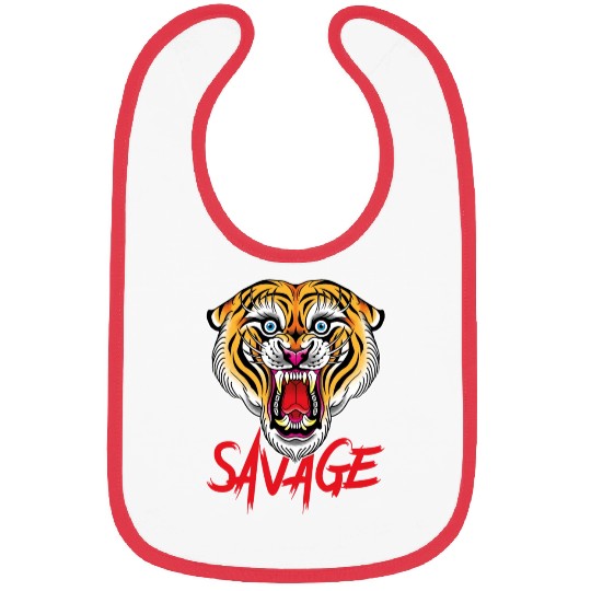 Savage Tiger Traditional Tattoo Bibs