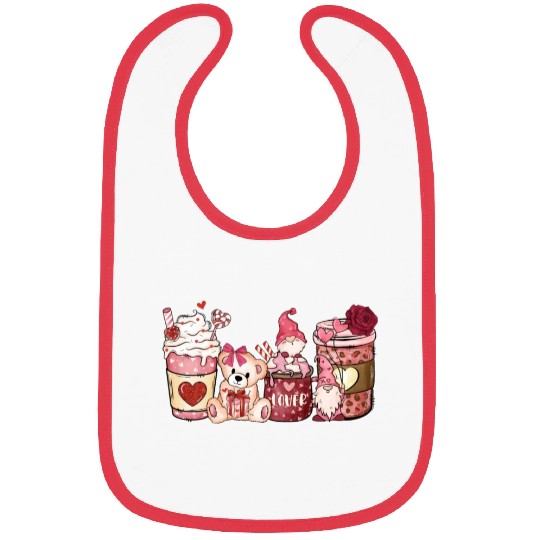 Coffee Is My Valentine Women Coffee Valentines day Bibs