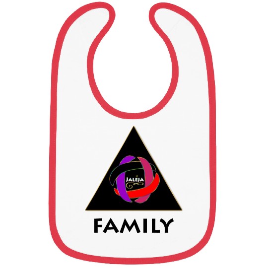 FAMILY - BLACK PRINT Bibs