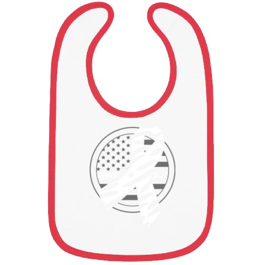 USA Flag Carcinoid Cancer Awareness Beat Cancer Bibs