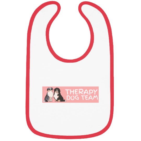 Therapy Dog Team Pet Dog Lover Mental Health Aware Bibs