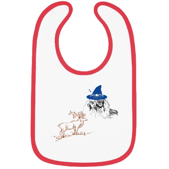 Wizard and Deer Bibs
