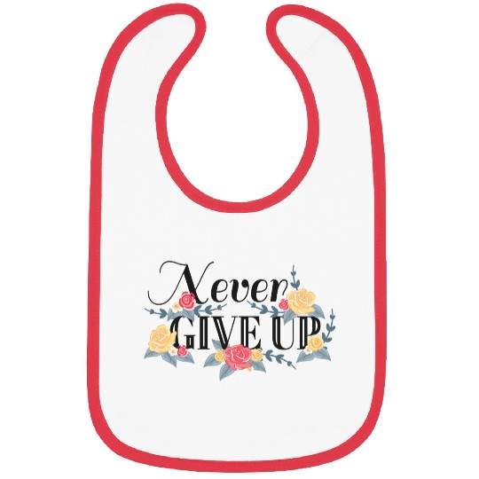 Never Give UP design Bibs