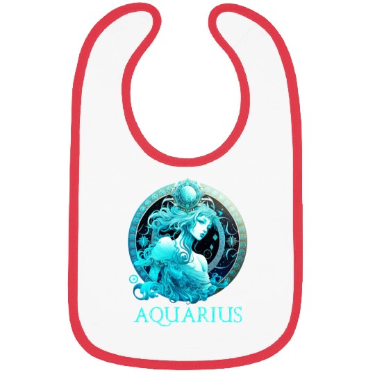 Embrace Your Aquarius Identity: Aquarius Pride Zod Bibs