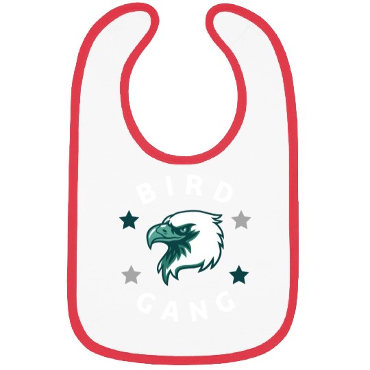 Eagle Bird Gang Funny Philadelphia Bibs