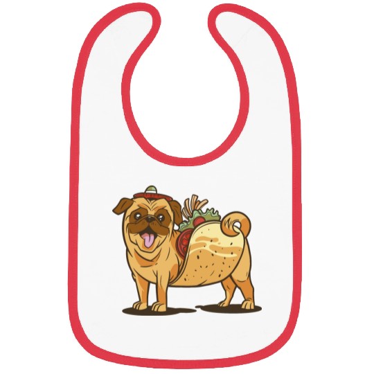 Mexican pug Bibs