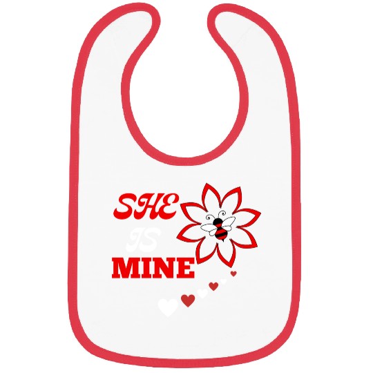 Vive La Saint Valentine Bibs
