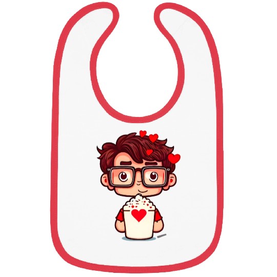 Popcorn Movie Guy Bibs