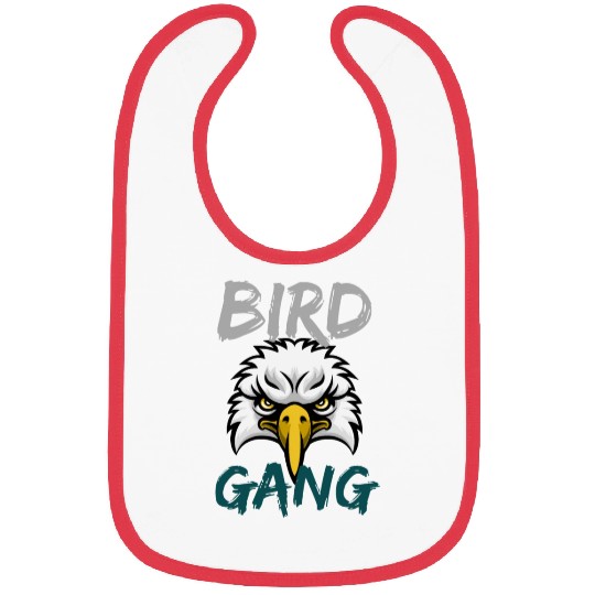 Eagle Bird Gang Funny Philadelphia Bibs