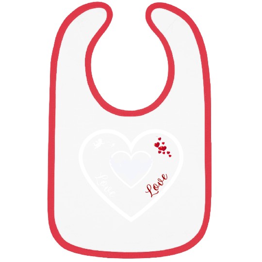 Valentines Day Bibs