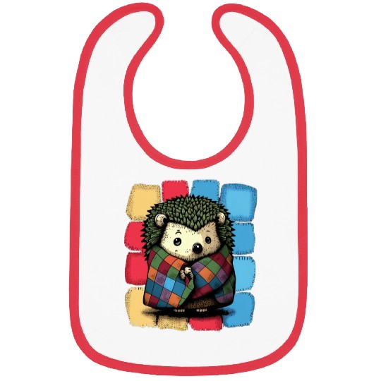 PatchHog - Sweet Hedgehog Bibs