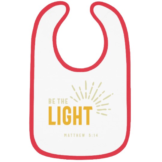 Christian Be The Light Matthew 5:14 Inspirational Bibs