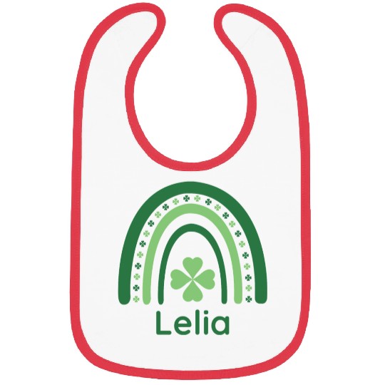 Lelia Clover Charm Boho Rainbow Bibs