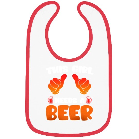 This girl needs a beer vacation Spring Break Bibs