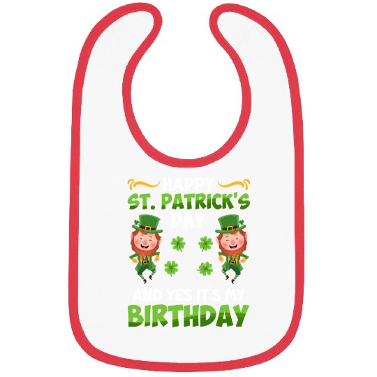 St. Patrick's Day Birthday Bibs