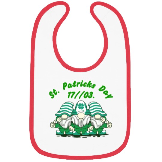 Happy St. Patrick's Day Leprechauns Bibs