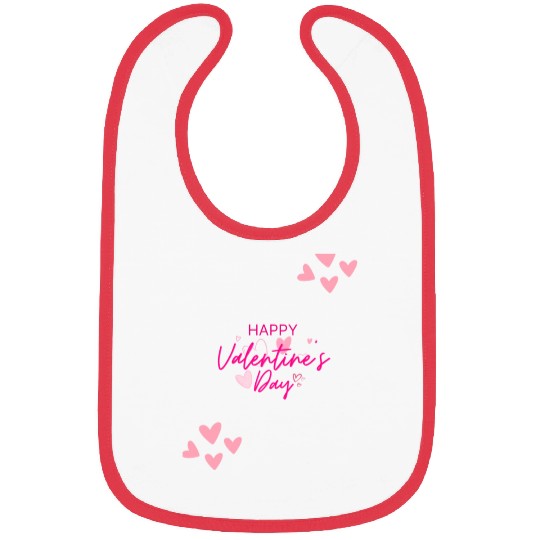 happy valentines day Bibs