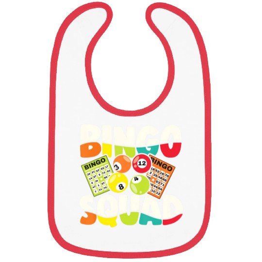 Bingo Squad Funny Bingo Lover Bingo Player Team Me Bibs