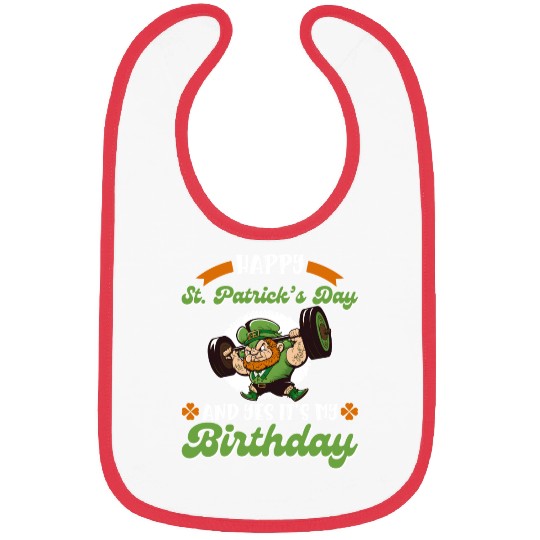 Birthday on St. Patrick's Day Bibs
