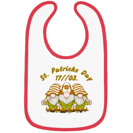 Happy St. Patrick's Day Leprechauns Bibs