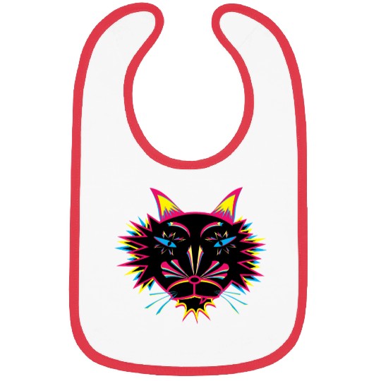 Cat Face Bibs