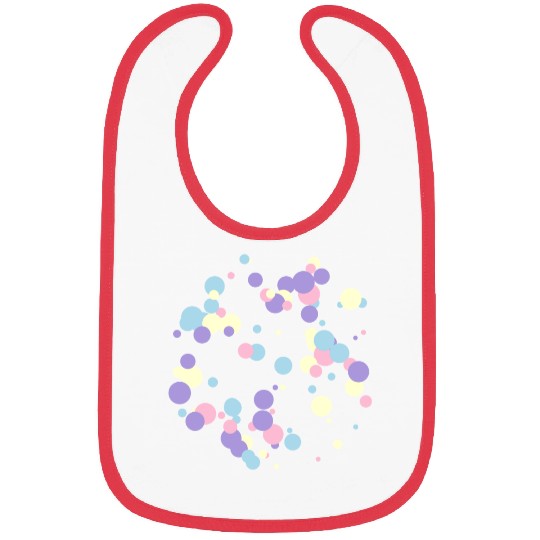 abstract circles pattern Bibs
