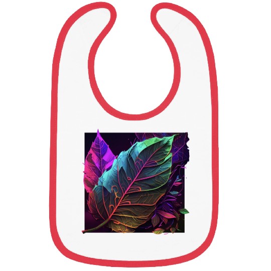 Vibrant Leaf Synthwave Bibs