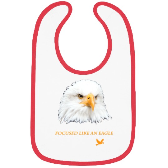 Bald Eagle Gift Idea Focussed like an Eagle Photo Bibs